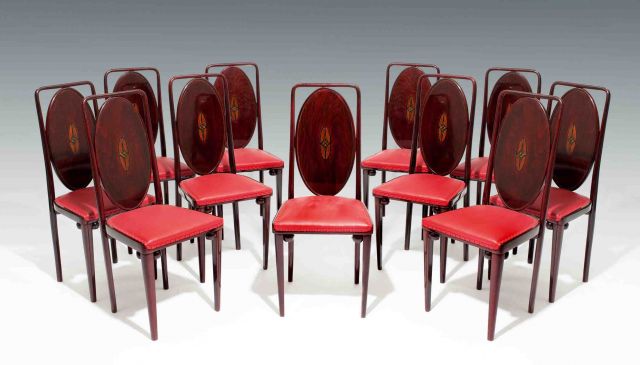 Josef Hoffmann Kohn chairs H13 18 1
