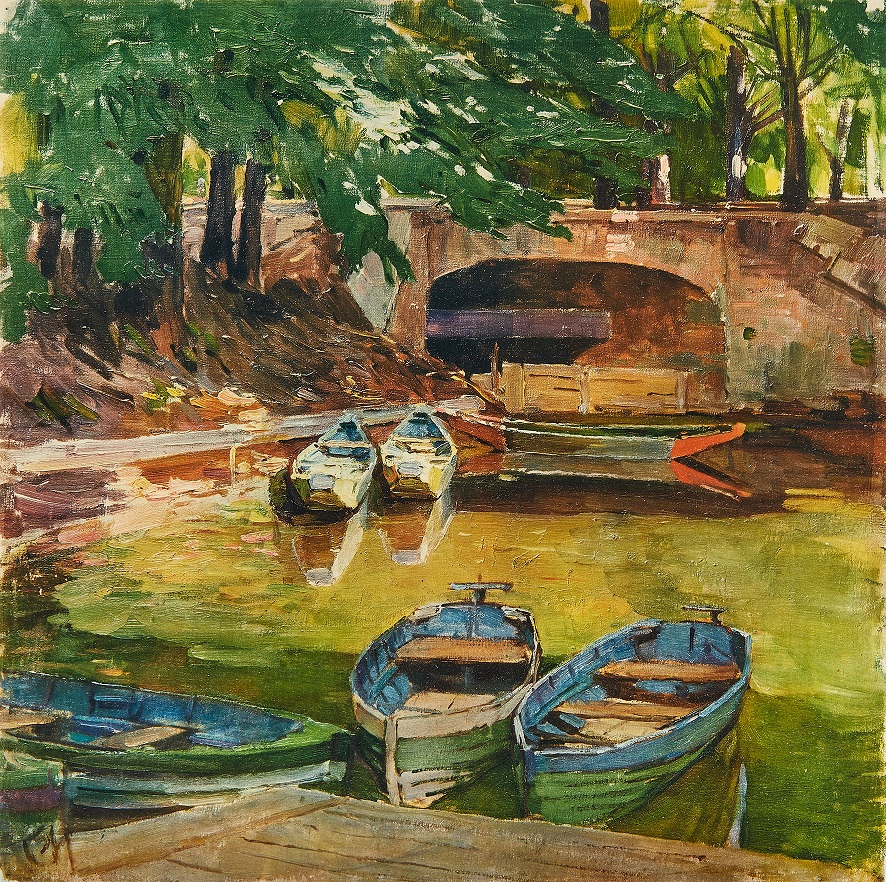 Carl Moll Lithografie kl